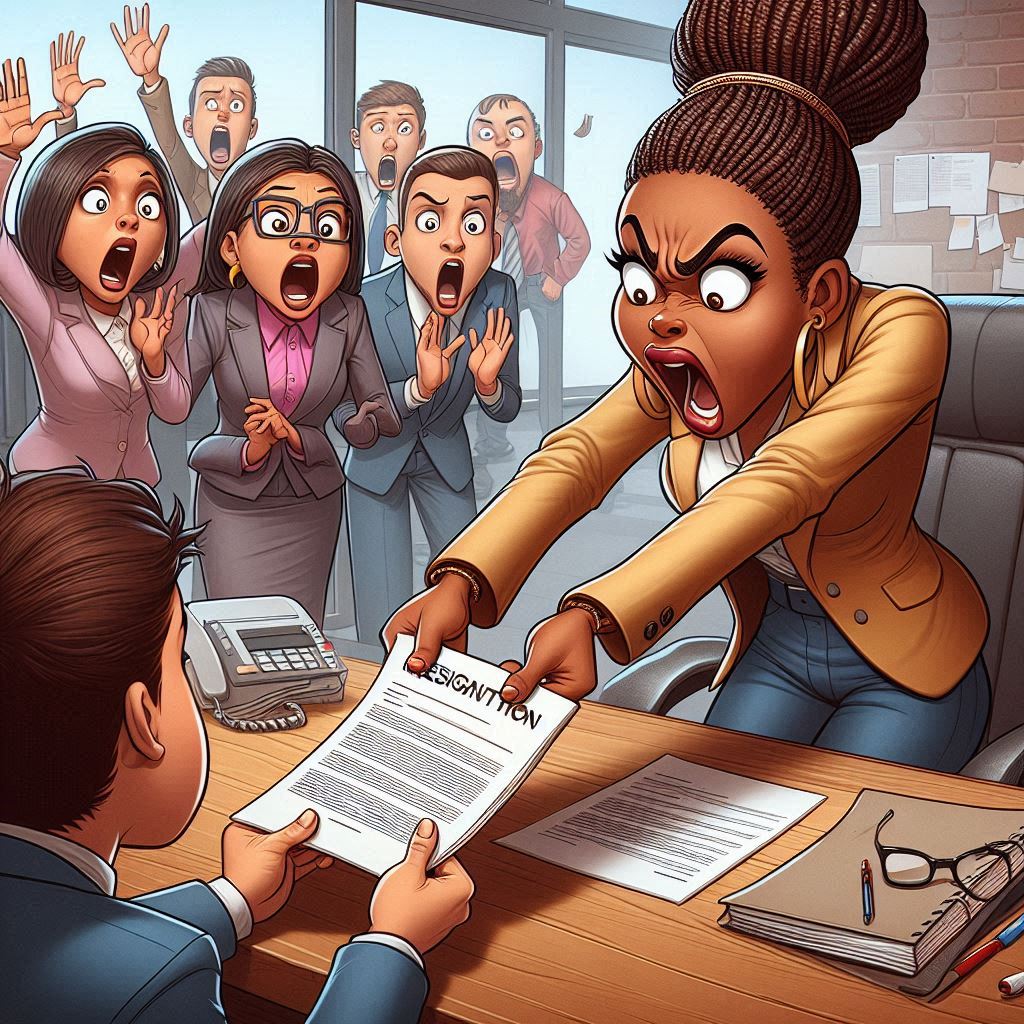 Отказ от должности, уход в отставку, увольнение